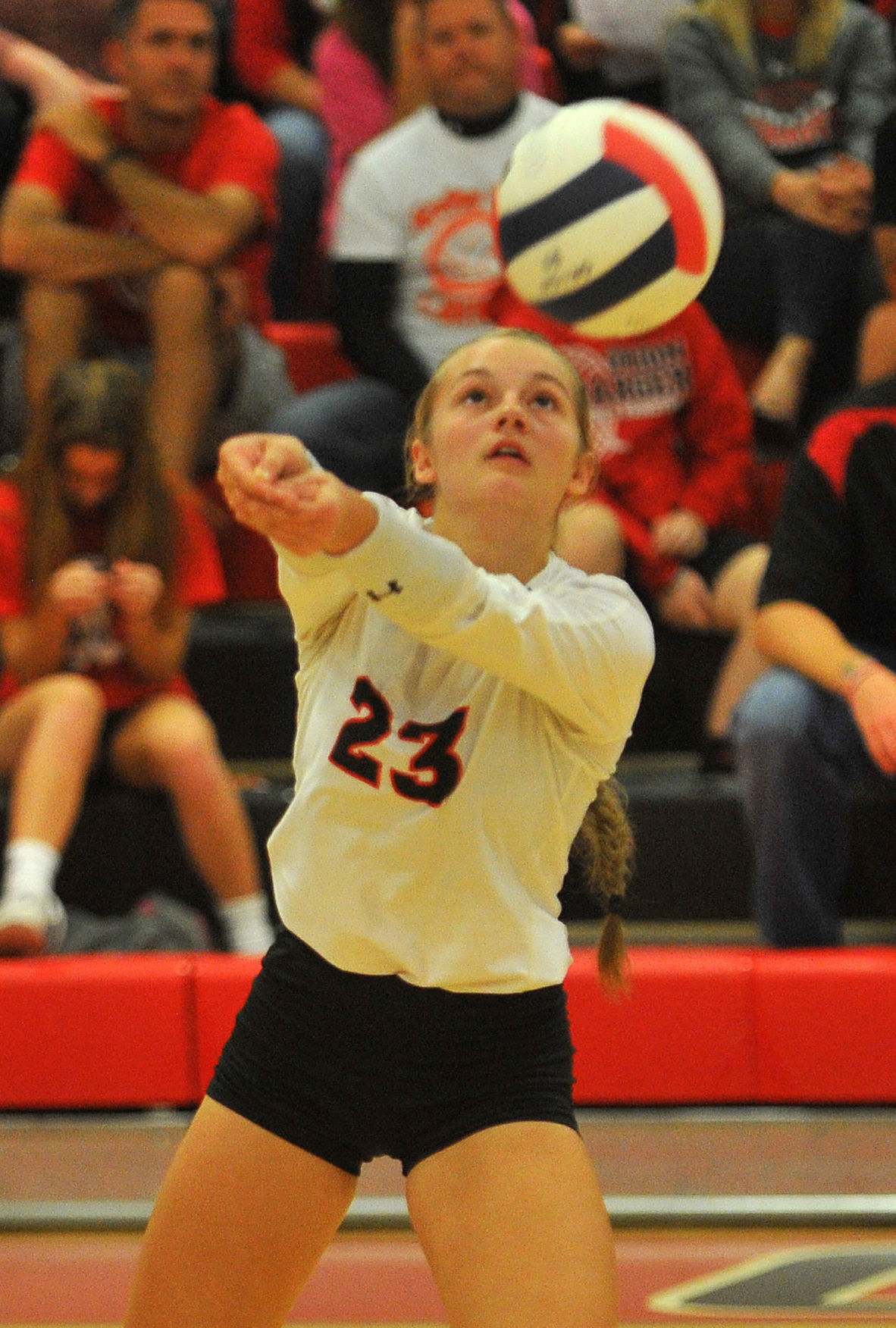 Orion vs Fulton volleyball.